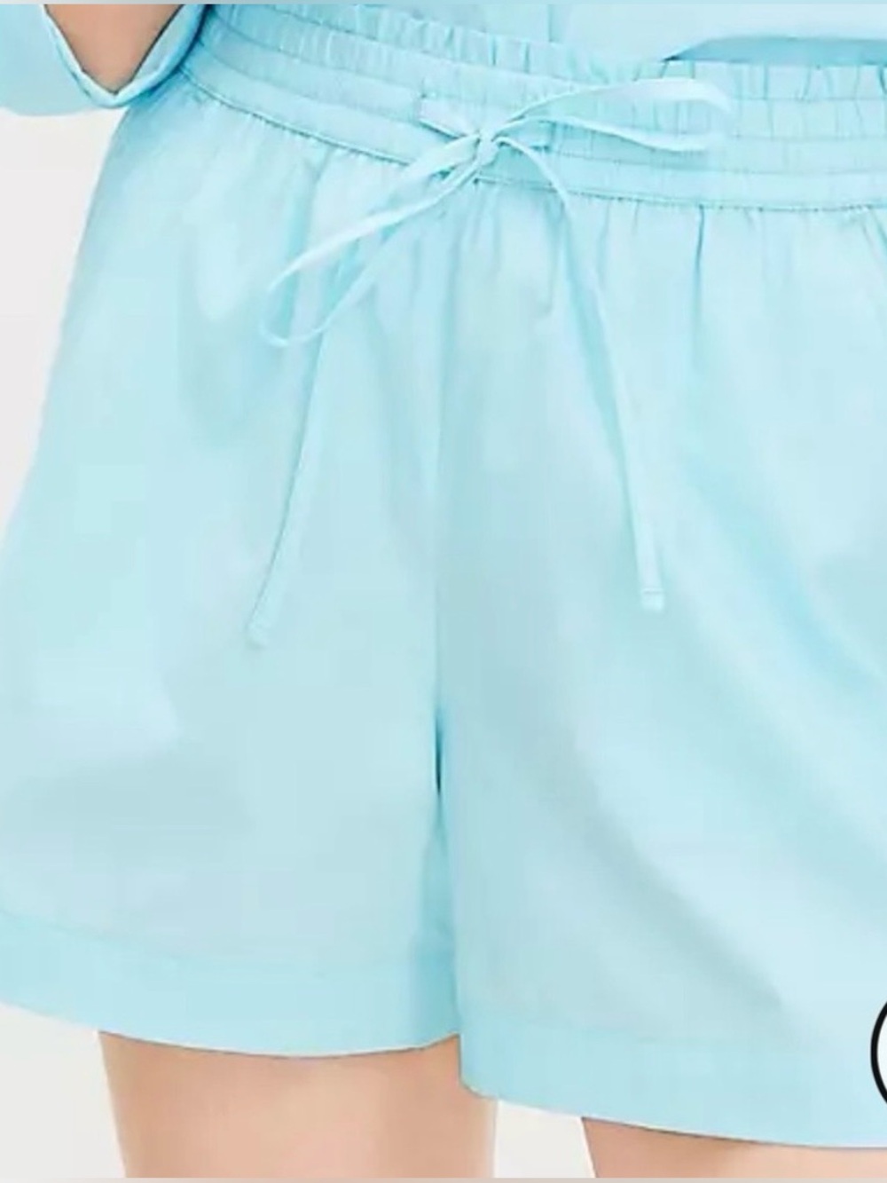 NWT LOFT Blue Pull-On Cotton Shorts Size XS